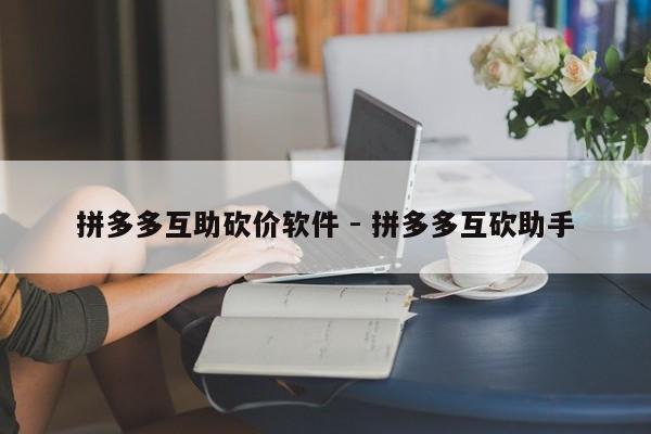 拼多多互助砍价软件 - 拼多多互砍助手-第1张图片-拼多多助力