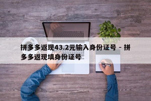 拼多多返现43.2元输入身份证号 - 拼多多返现填身份证号-第1张图片-拼多多助力