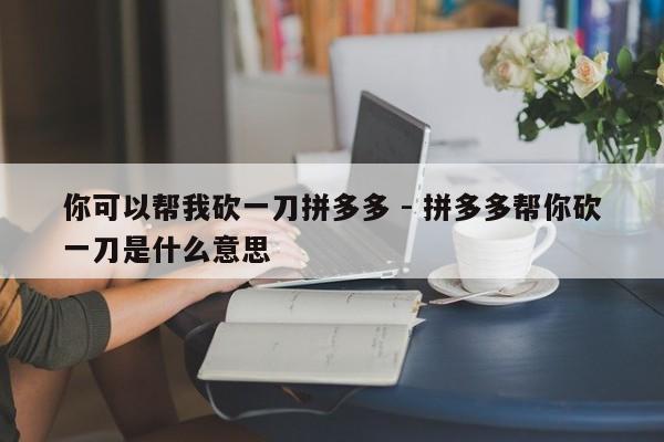 你可以帮我砍一刀拼多多 - 拼多多帮你砍一刀是什么意思-第1张图片-拼多多助力
