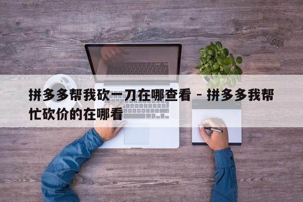 拼多多帮我砍一刀在哪查看 - 拼多多我帮忙砍价的在哪看-第1张图片-拼多多助力