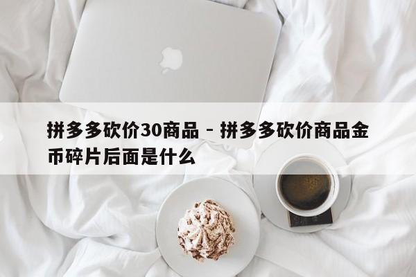 拼多多砍价30商品 - 拼多多砍价商品金币碎片后面是什么-第1张图片-拼多多助力